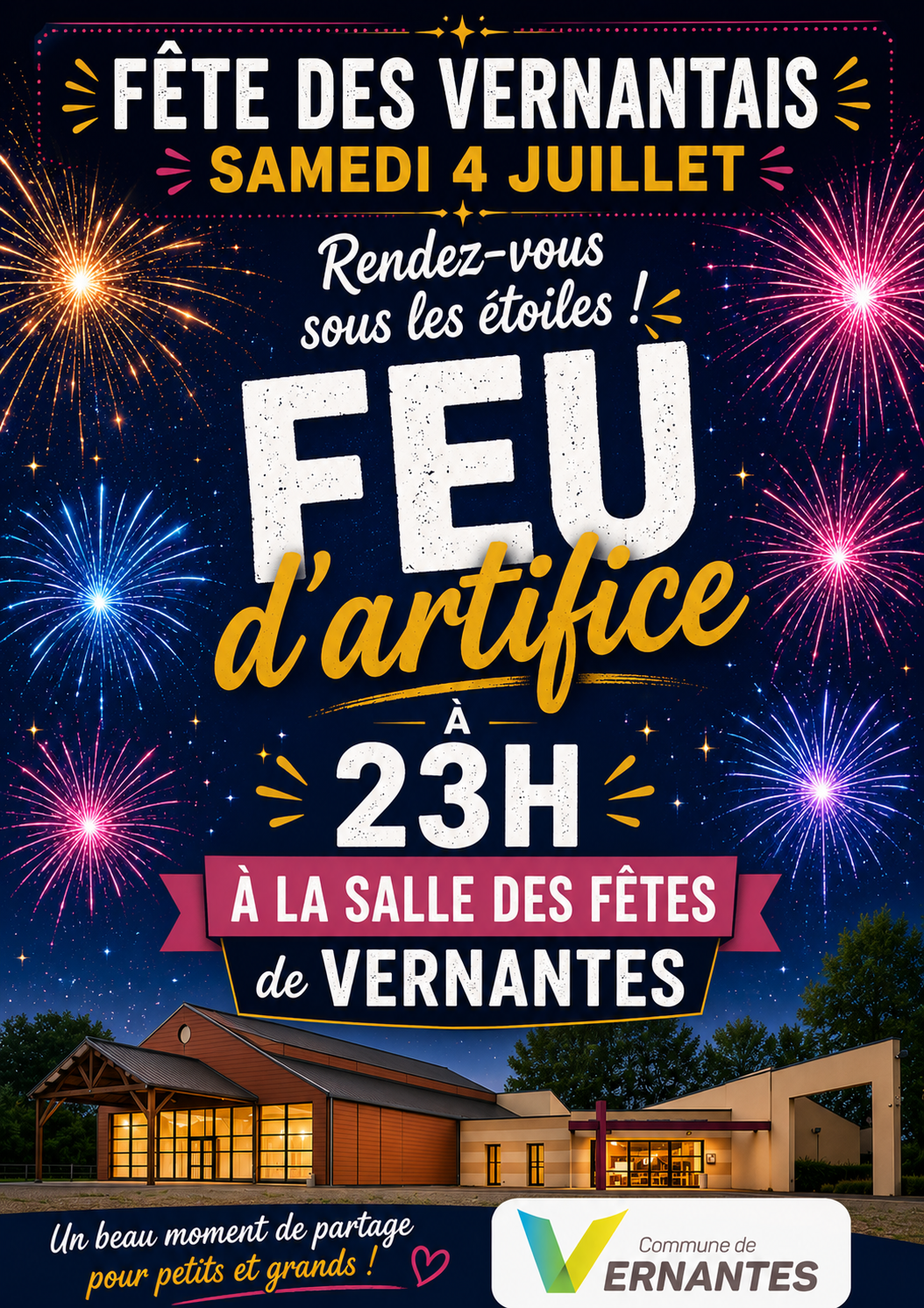 FEU D ARTIFICE VERNANTES