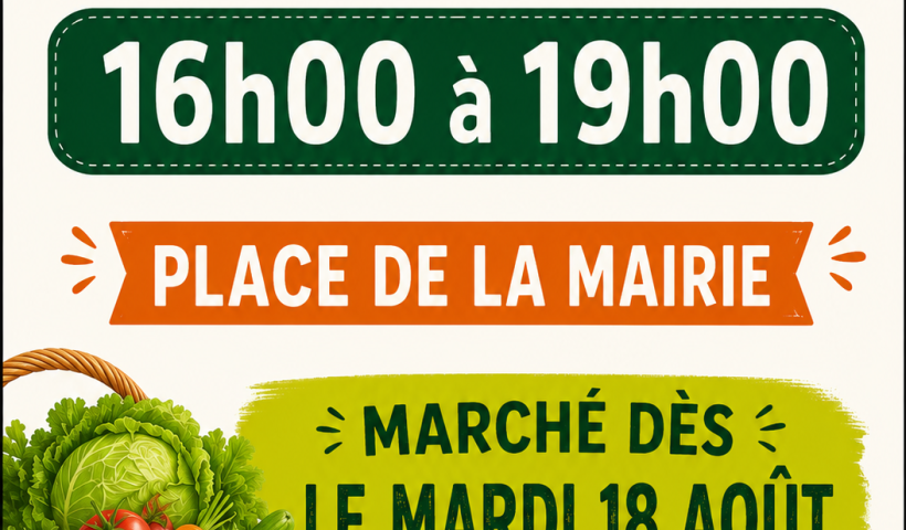 LE MARCHÉ FAIT SON GRAND RETOUR !