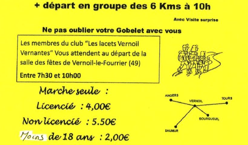 Les Lacets Vernoil Vernantes : Randonnée