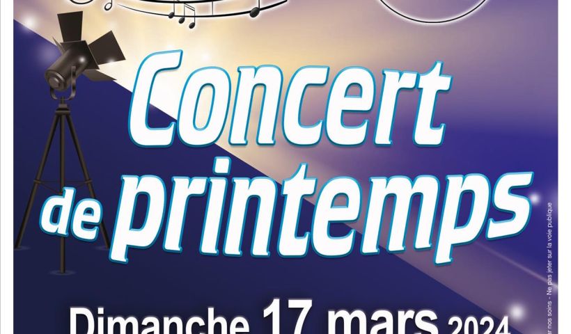 Concert de printemps de l'Harmonie de Vernoil