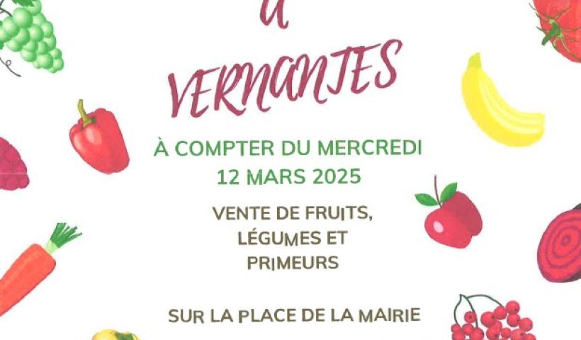 Marché du Mercredi Matin à Vernantes